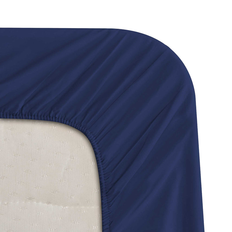 Baldiflex completo letto con lenzuola e federe blu