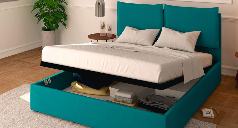 Letto contenitore con materasso Baldiflex: design e arredamento