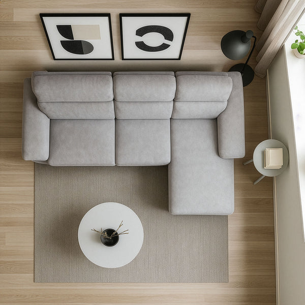 Divano letto angolare con penisola Pietrasanta