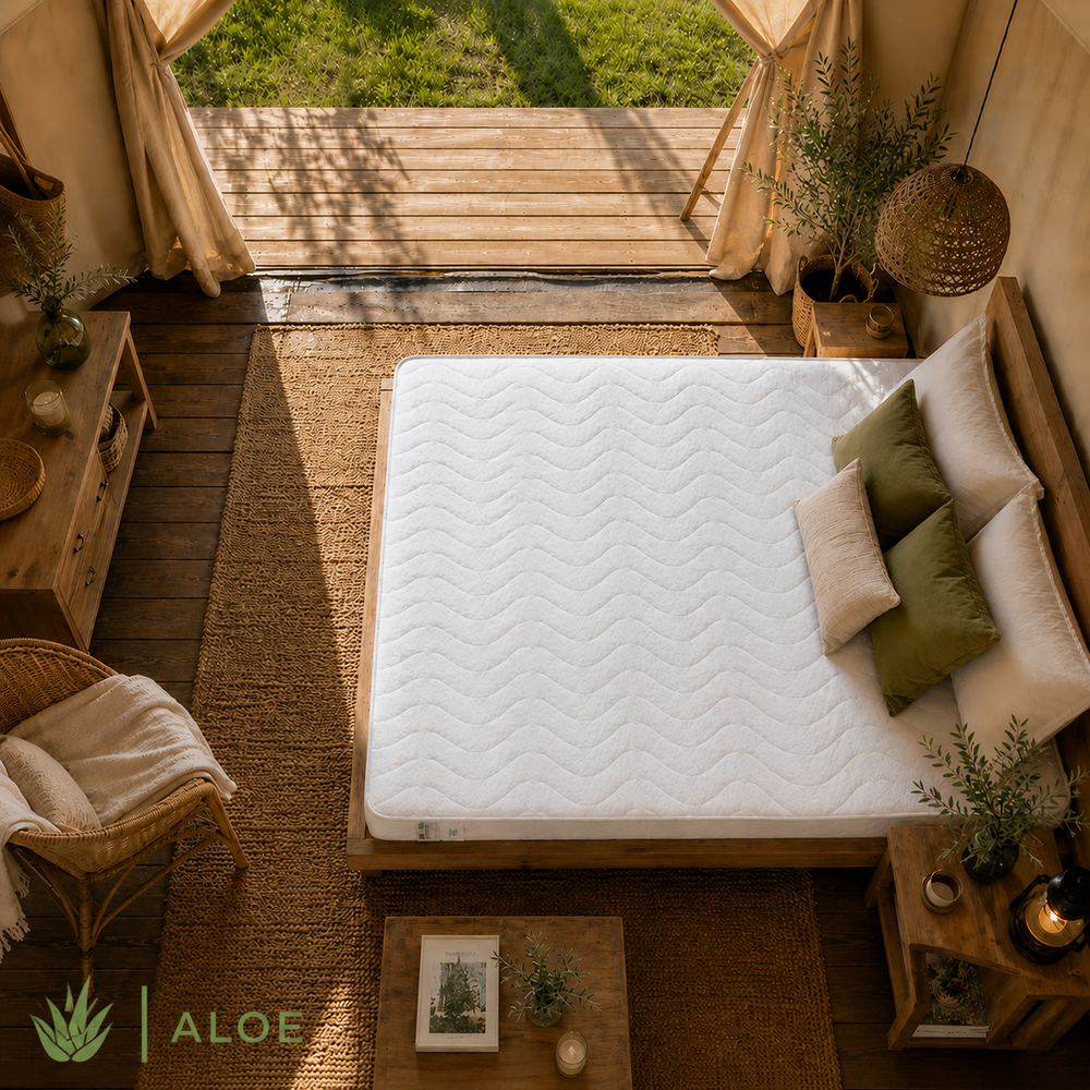 Matelas en polyuréthane épais 18 cm Easy Aloe
