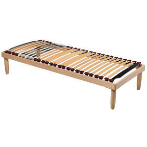 Bed network with wooden frame Hello