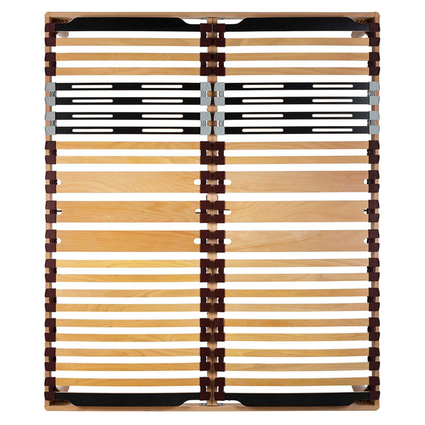 Bed network with wooden frame Hello