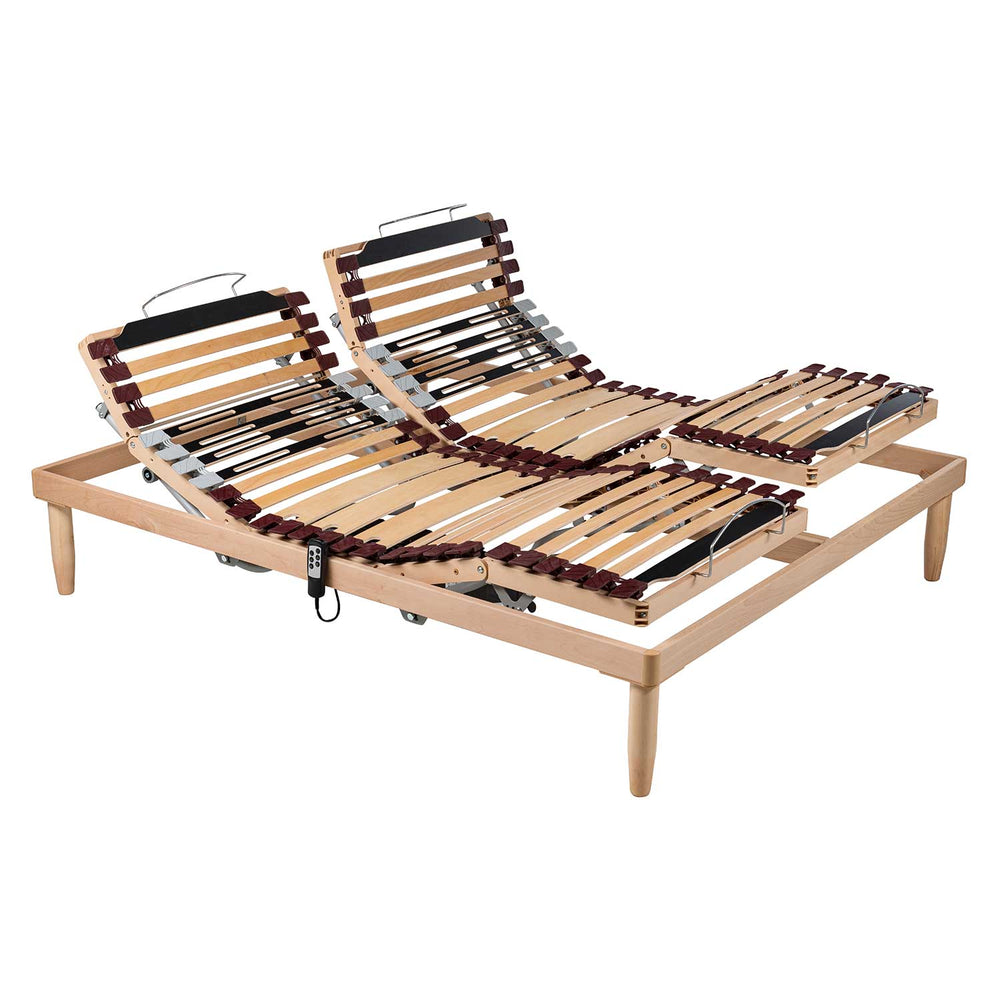 Réseau de lit moteur à câble avec cadre en bois Ciao