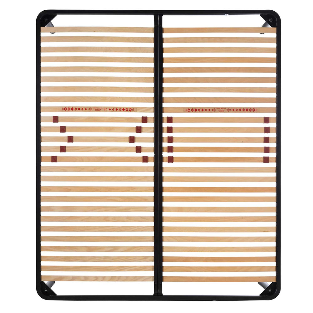 Rete letto con regolatori con telaio in ferro Comfort