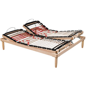 Réseau de lit manuel avec cadre en bois Dinamic