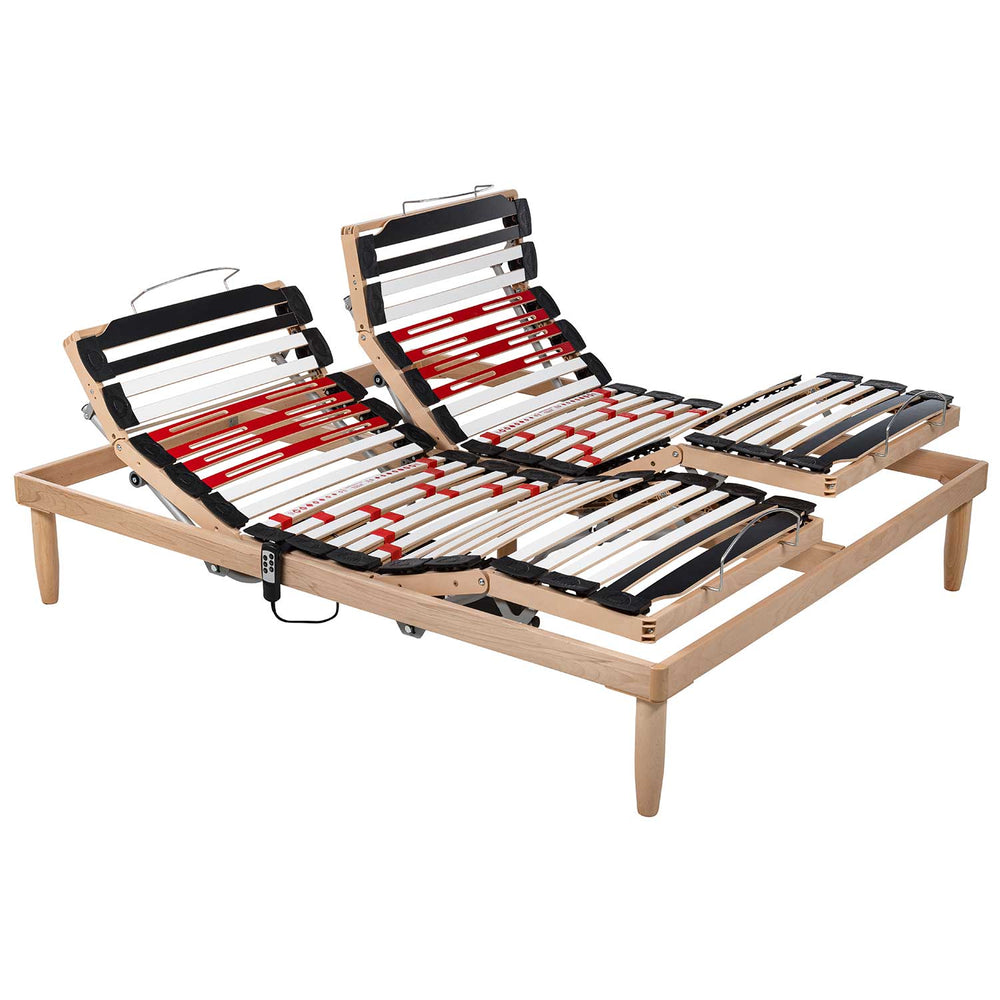 Cable motor bed net with wooden frame Dinamic