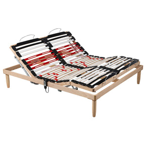 Single lift cable motor bed net with Dinamic wooden frame