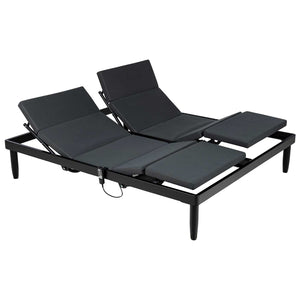 Réseau de lit moteur à câble avec cadre en bois Diva