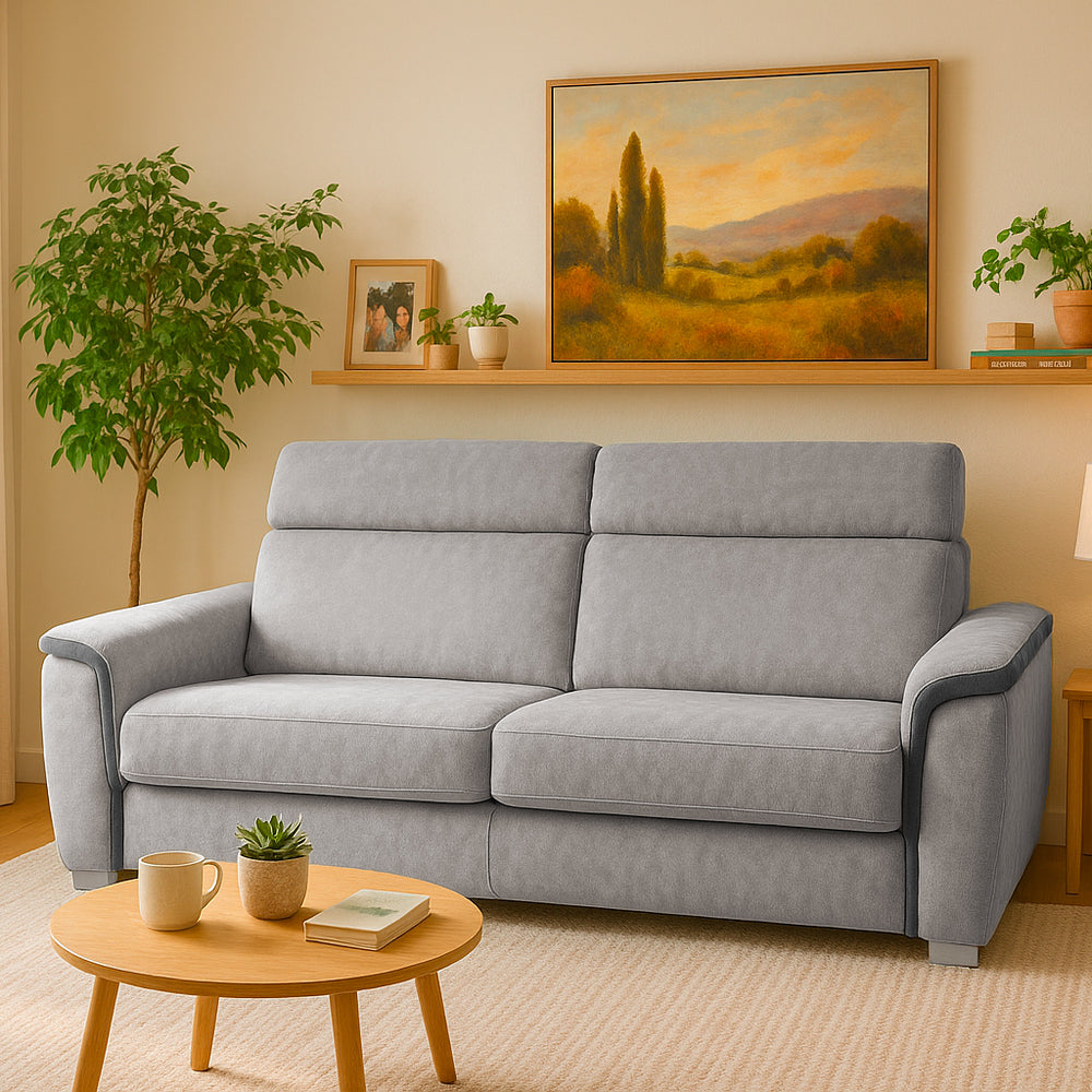 Divano letto con materasso H21 Walter