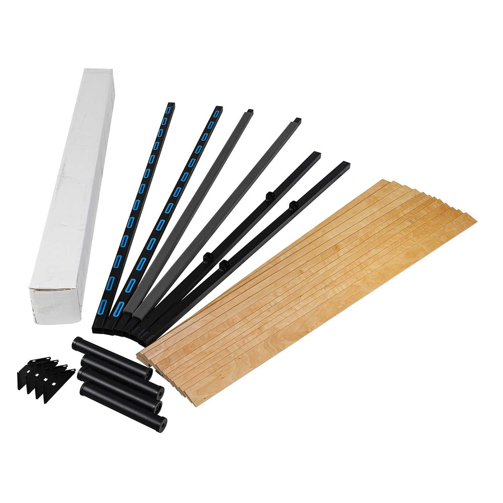 Bed frame with iron frame Ginevra in assembly kit