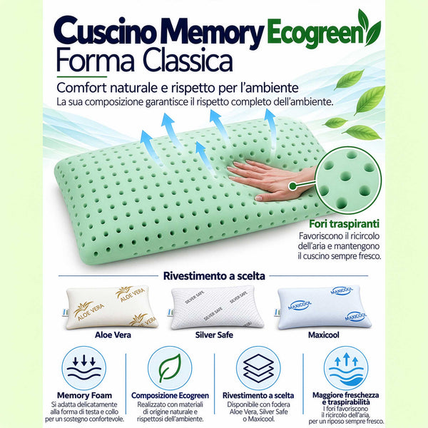 Ecogreen memory pillow