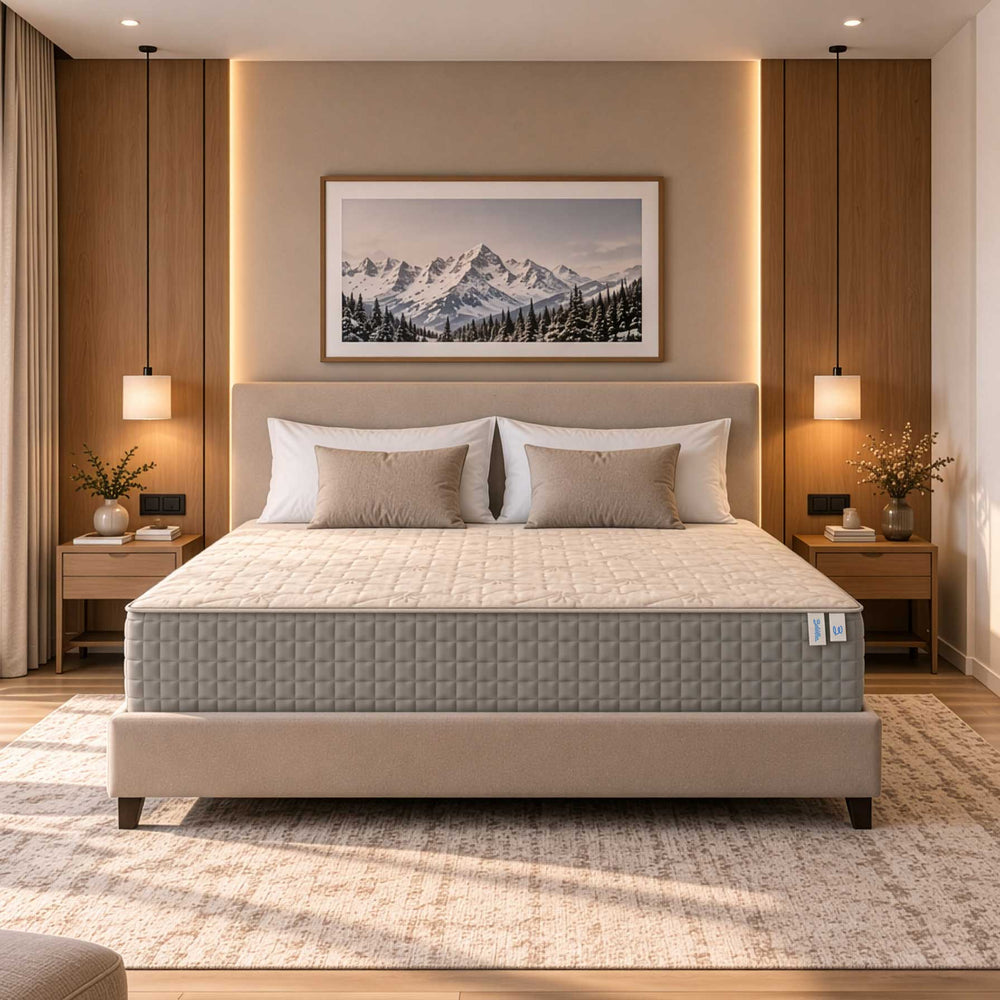 Matelas luxe à mémoire de forme et 800 ressorts ensachés, hauteur 27 cm