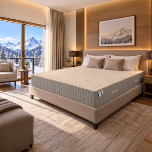 Matelas luxe à mémoire de forme et 800 ressorts ensachés, hauteur 25 cm