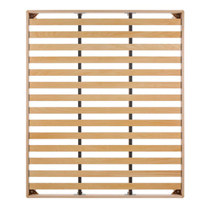 Réseau de lit avec cadre en bois Natural Double