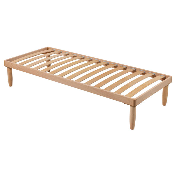 Bed frame with Natural wood frame
