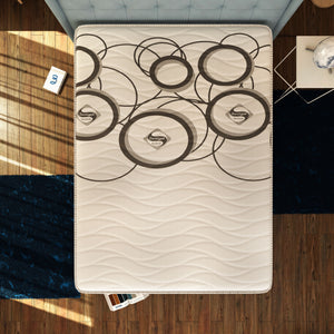 Memory foam and polyurethane mattress in Sanitized Capri fabric 90x190 cm - Outlet