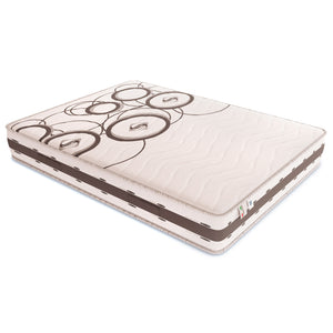 Memory foam and polyurethane mattress in Sanitized Capri fabric 90x190 cm - Outlet