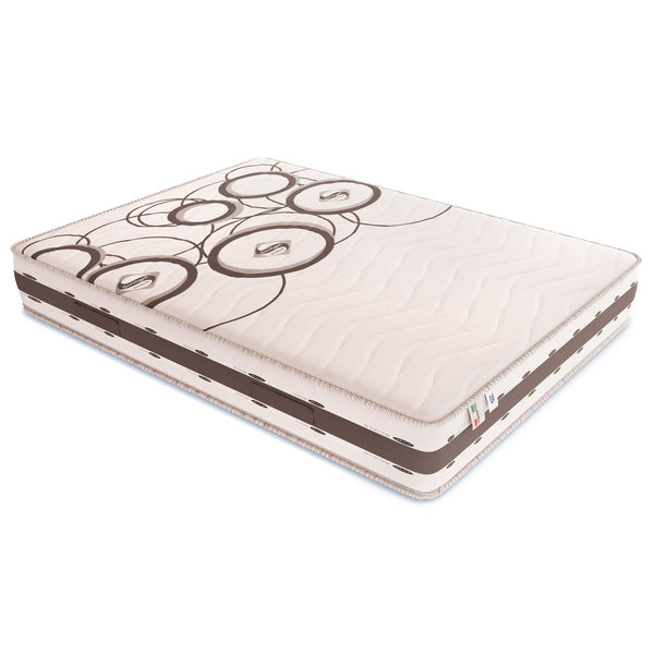 Memory foam and polyurethane mattress in Sanitized Capri fabric 90x190 cm - Outlet