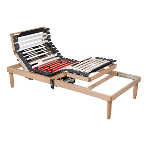 Réseau lit moteur mur zéro avec câble avec cadre en bois Royal