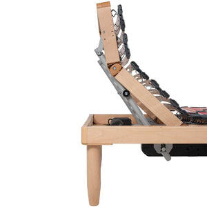 Réseau lit moteur mur zéro avec câble avec cadre en bois Royal