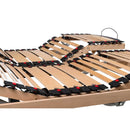 Rete letto motore a cavo con telaio in legno Sicura