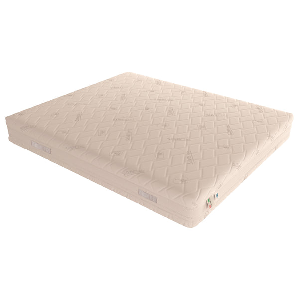 Lit coffre double Licia + Matelas Bros 1600 ressorts + Protège-matelas