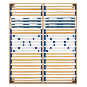 Réseau de lit avec régulateurs avec cadre en bois Star