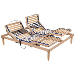 Réseau de lit moteur à câble avec cadre en bois Star