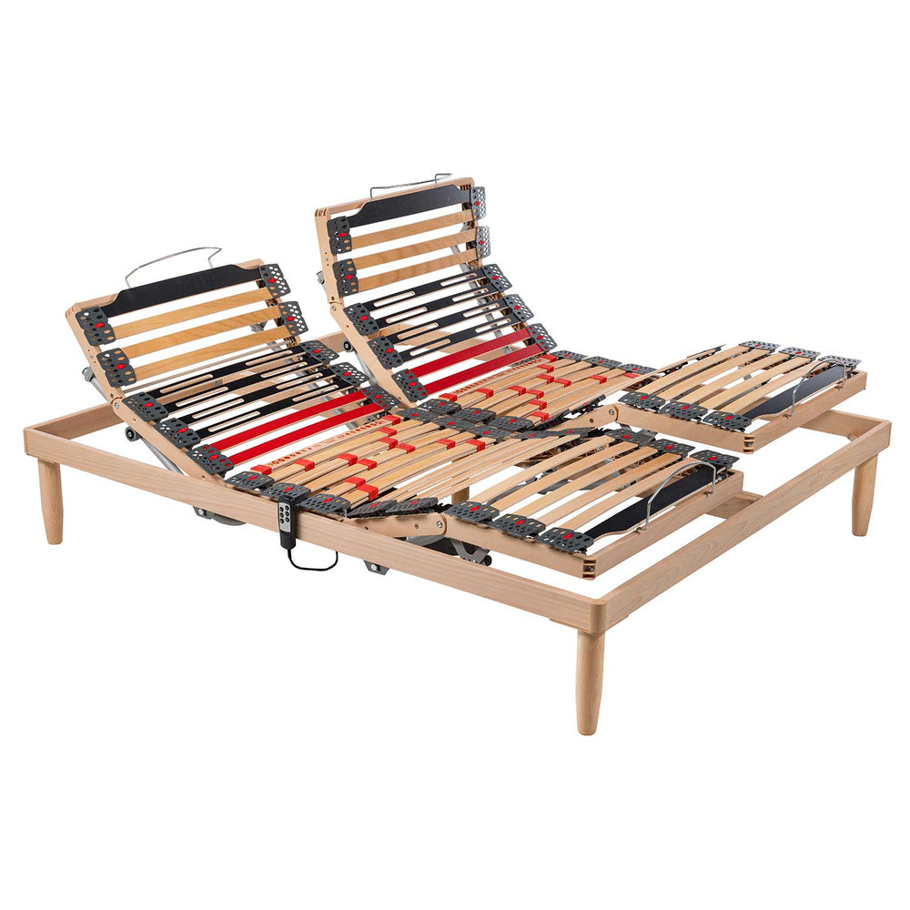 Réseau de lit moteur à câble avec cadre en bois Synergic