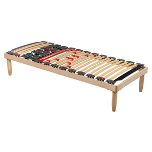 Bed network with regulators with Synergic Plus wooden frame