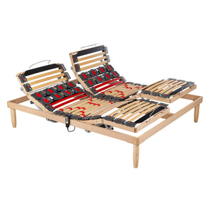 Réseau de lit moteur à câble avec cadre en bois Synergic Plus