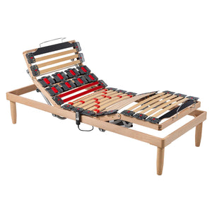 Réseau de lit moteur à câble avec cadre en bois Synergic Plus