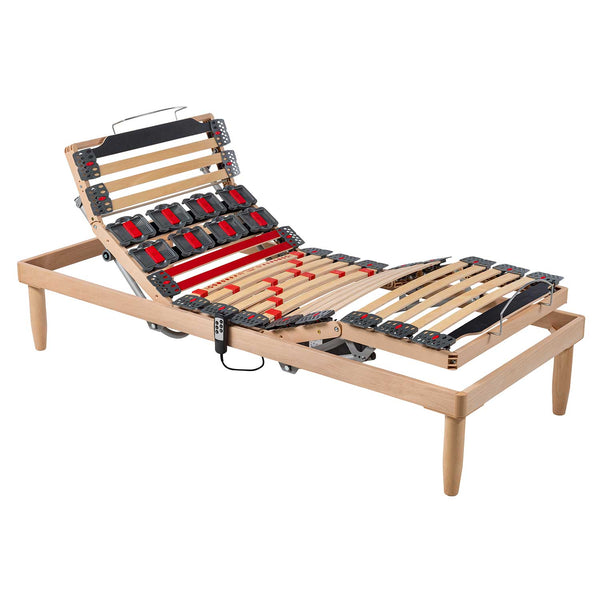 Réseau de lit moteur à câble avec cadre en bois Synergic Plus