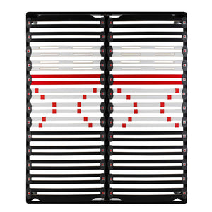 Réseau de lit avec régulateurs avec cadre en bois Top