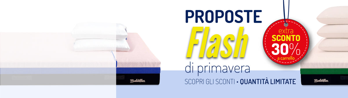 Offerte pazze di primavera Baldiflex materassi