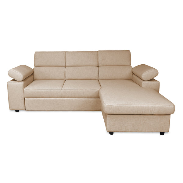 Divano letto angolare con penisola Angel