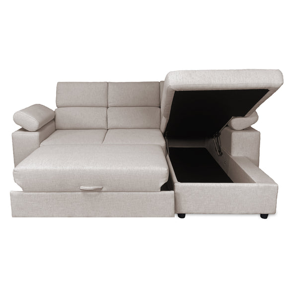 Divano letto angolare con penisola Angel