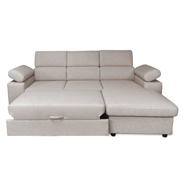 Divano letto angolare con penisola Angel