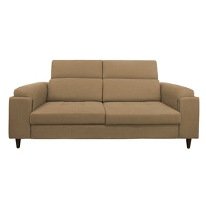 Divano allungabile frontale tessuto cammello Derry Baldiflex