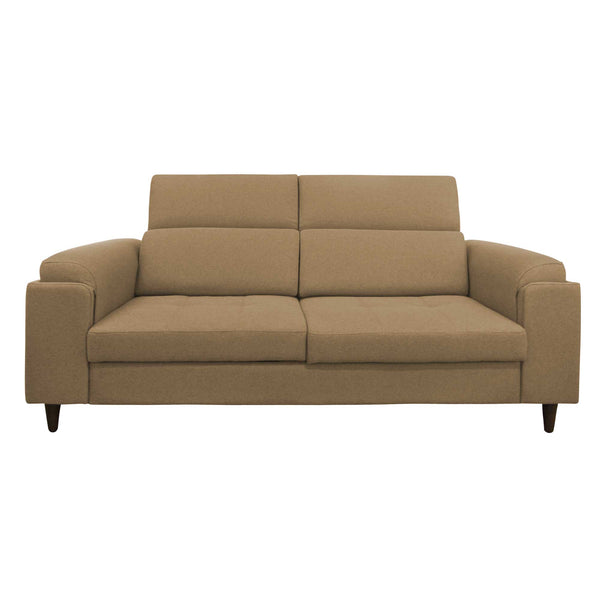 Divano allungabile frontale tessuto cammello Derry Baldiflex