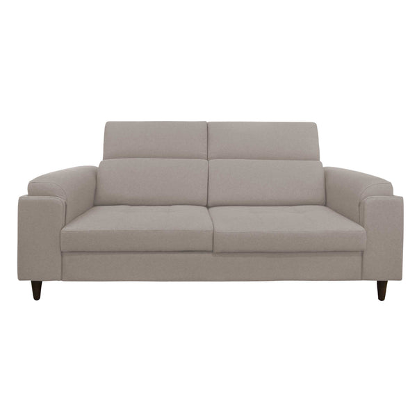 Divano allungabile frontale tessuto grigio chiaro Derry Baldiflex