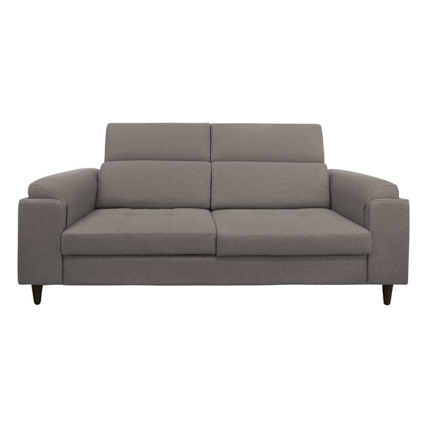 Divano allungabile frontale tessuto grigio Derry Baldiflex