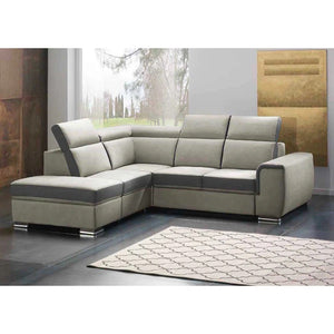Corner sofa bed with Roccabianca peninsula