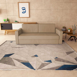 baldiflex divano letto tony in tessuto beige frontale