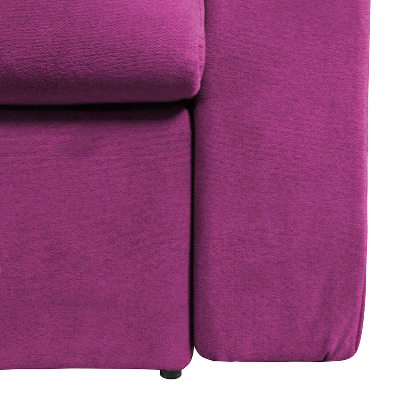 baldiflex divano letto willy tessuto fucsia base