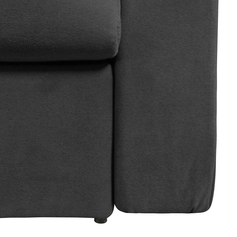 baldiflex divano letto willy tessuto grigio grafite base