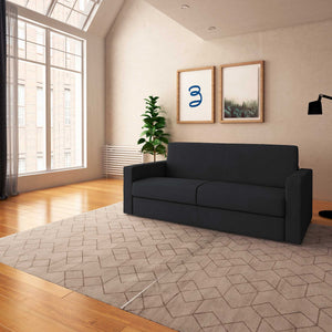 baldiflex divano letto willy tessuto grigio grafite dad estra