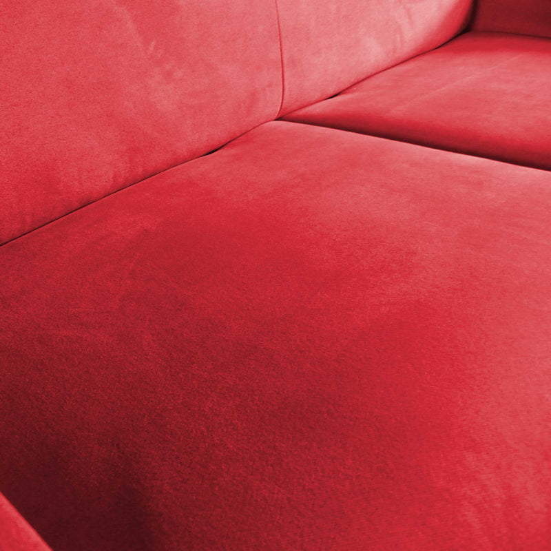 baldiflex divano letto willy tessuto rosso seduta