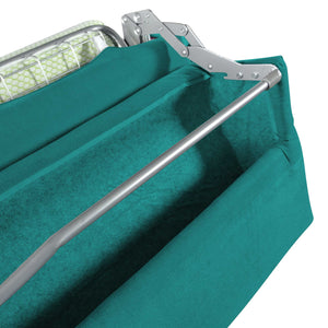 baldiflex divano letto willy tessuto turchese apertura