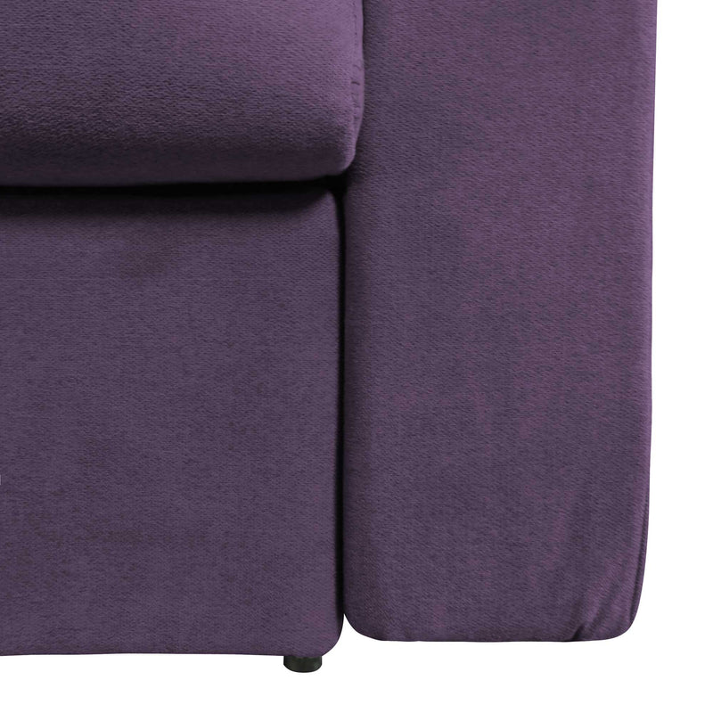 baldiflex divano letto willy tessuto viola base